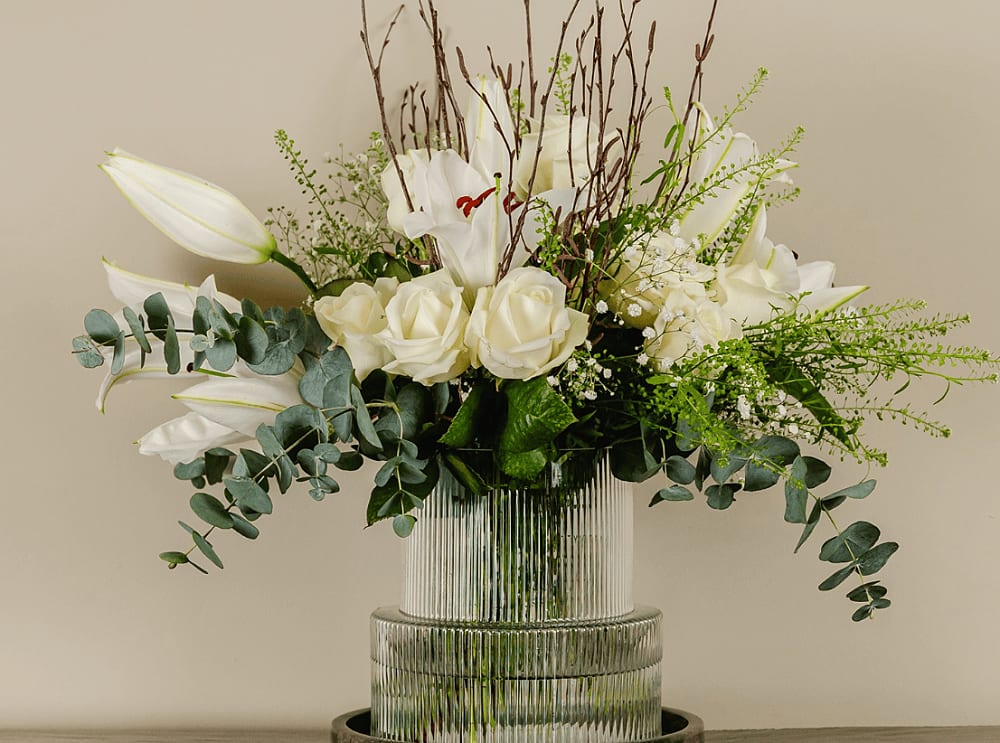 White Rose and Lillies