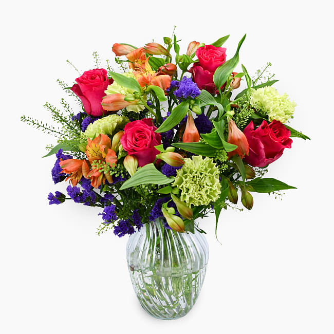 Bright & Bold ‘Mai Tai’ Bouquet Haute Florist UK Delivery